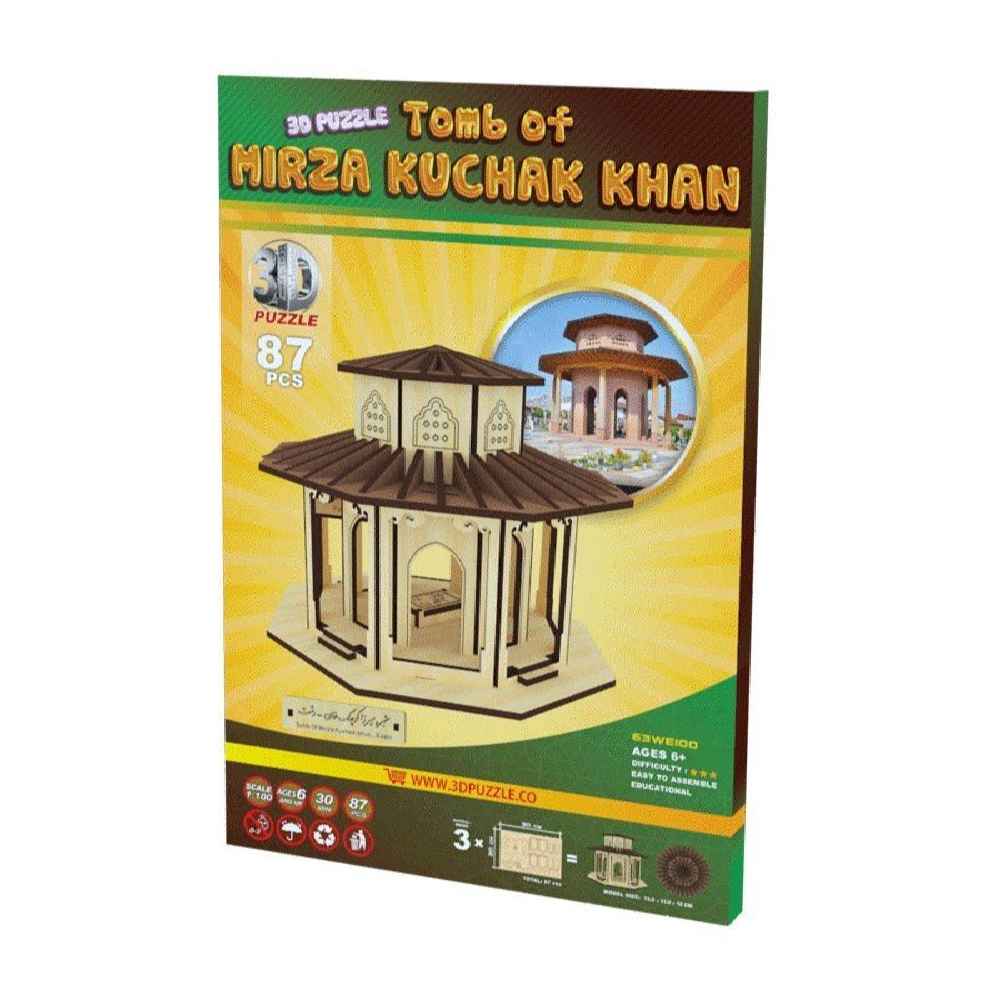 87-Piece 3D Puzzle: Tomb of Mirza Kuchak Khan – Intricate Design