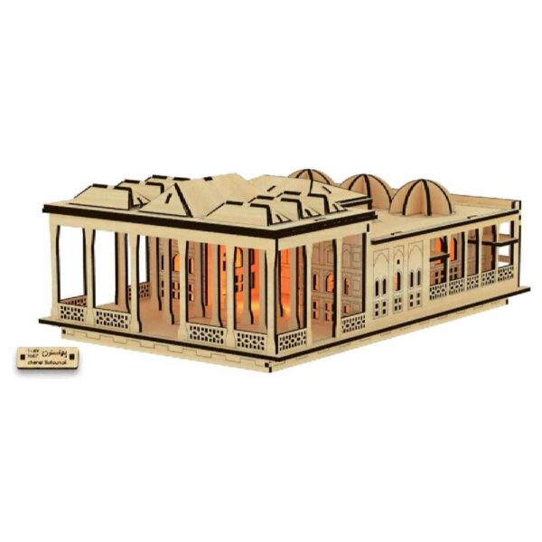 91-Piece 3D Puzzle: Chehel Sotoon Palace – Elegant Architecture