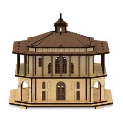 98-Piece 3D Puzzle: Chehel Sutoon Qazvin – Historical Model