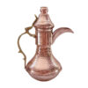Hammered Copper Dallah Coffee Pot for Brewing Qahwa & Arabic Coffee