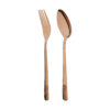 Copper Flatware Set - Spoon and Fork Farnaz (12pcs)