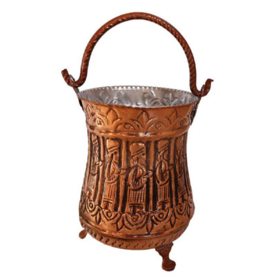 Persian Copper Waste Basket – Achaemenid Elegance