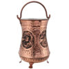 Persian Copper Waste Basket – Gol o Morgh Design