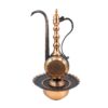 Decorative Persian Copper Aftabeh with Wash Basin Bowl