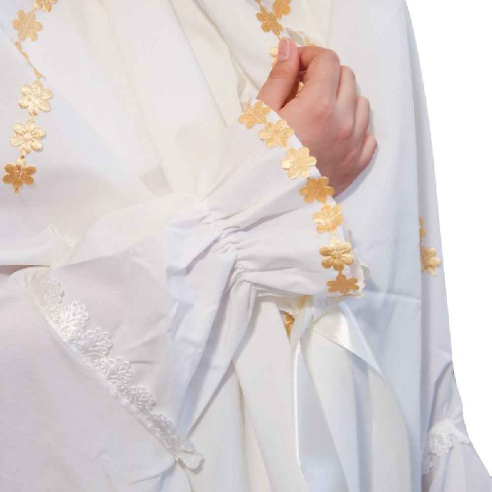 Girls’ Taklif Celebration Chador Set with Sleeves Model Melisa