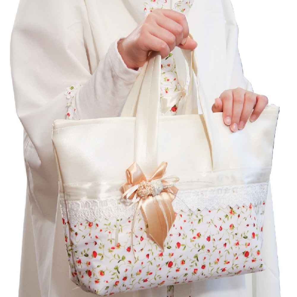 Girls’ Taklif Celebration Chador Set with Sleeves Model Nastaran