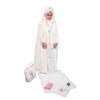 Girls' Taklif Celebration Chador Set with Sleeves Model Nastaran