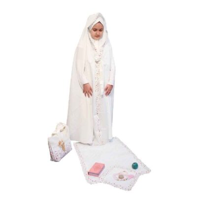 Girls’ Taklif Celebration Chador Set with Sleeves Model Nastaran