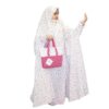 Girls' Taklif Ceremony Chador Set with Sleeves Model Floral