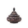 Handcrafted Persian Engraved Copper Sugar Bowl Sima