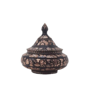 Iranian Engraved Copper Sugar Bowl Model Sima