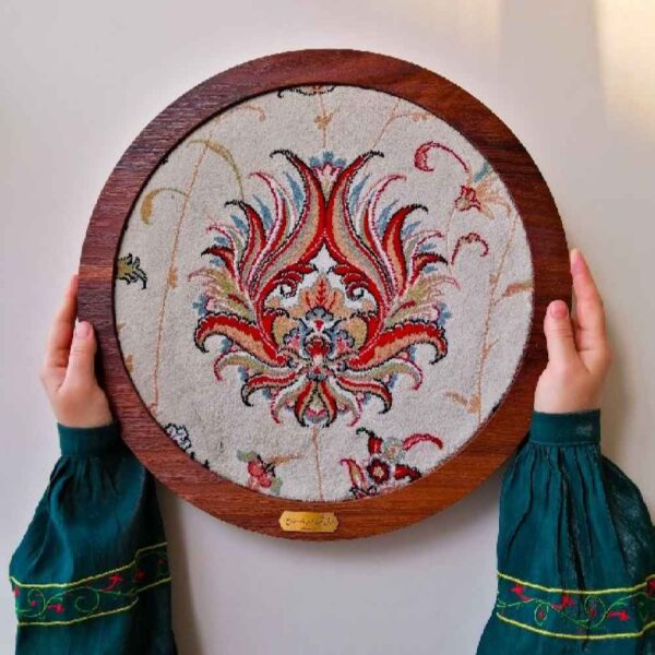 Islamic Imam Reza Holy Shrine Carpet Frame Afshan