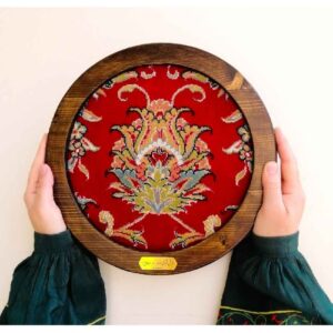 Islamic Imam Reza Holy Shrine Carpet Frame Zhivar
