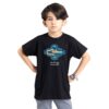 Islamic T-shirt for Kids Black Hussain Calligraphy