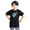 Islamic T-shirt for Kids Black Ya Hussain Calligraphy
