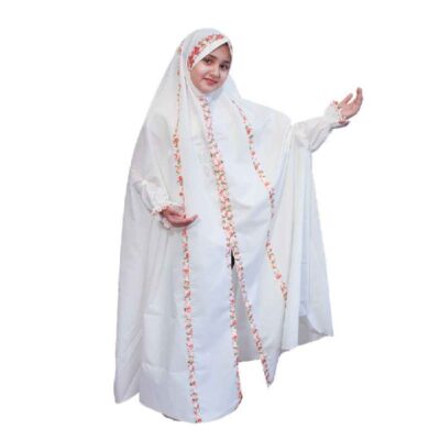 Islamic White Girls’ Namaz Chador Model Bahareh