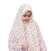 Islamic White Girls' Namaz Chador Model Blossom