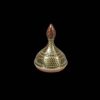 Handcrafted Persian Copper Sugar Bowl Decorated with Khatam Marquetry Art Ghandoon