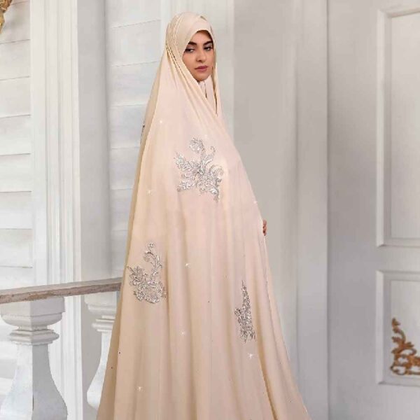 Iranian Bride's Wedding Chador Model Zhaleh