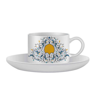Persian Teacup Set of 4 with Saucer – Sonati Ceramic Design