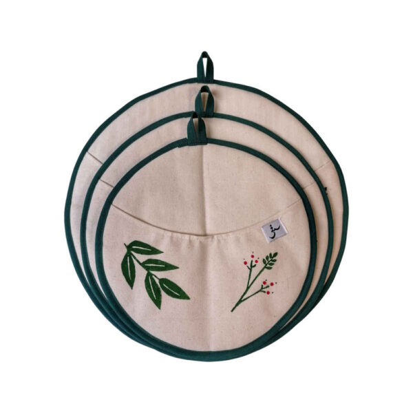 Damkoni - Persian Rice Bonnet Lid Steam Catcher Set of 3 - Model Blossom