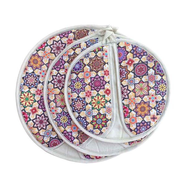 Damkoni - Persian Rice Bonnet Lid Steam Catcher Set of 3 - Model Golabeton