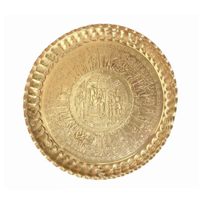 Persian Manghal Esfand and Bakhoor Burner – Engraved Brass Deer