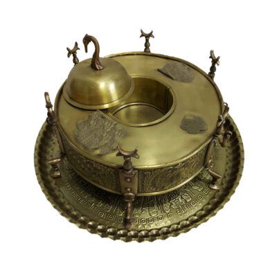 Persian Manghal Esfand and Bakhoor Burner – Engraved Brass