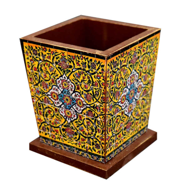 Persian Wooden Makeup Brush Holder Model Tile