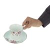 Persian Teacup Set with Saucer - Bahar Porcelain Design (12pcs)