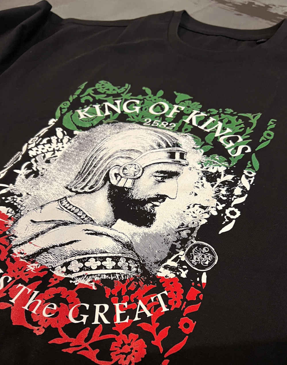 Persian T-Shirt Model Cyrus The Great – Iran Proud Heritage Shirt