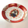 Persian Tea Saucer - Porcelain with Shah Abbasi Naseri Design (Set of 6)