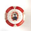 Persian Tea Saucer - Porcelain with Shah Abbasi Naseri Design (Set of 6)