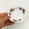 Persian Tea Saucer - Porcelain with Floral Nostalgic Design (Set of 6)