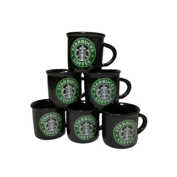 Persian Espresso Cup Set of 6 - Starbucks Ceramic Demitasse Style