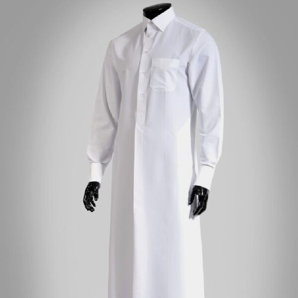 White Thawb for Men – Traditional Arab Robe