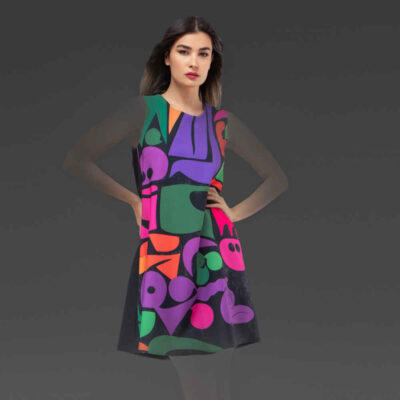 Women’s Fashion Sleeveless Dress Suitable for Your Body Shape Model Raaz