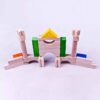 50-Piece Wooden Geometric Brain Teaser Puzzle – Comprehensive Challenge
