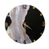Handcrafted Resin Wall Clock - Abstract Style Barook
