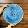 Handcrafted Resin Wall Clock - Abstract Style Maria