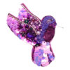 Feminine Beaded Brooch Pin – Bird Design
