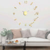 Islamic DIY 3D Wall Clock Minimalist Panjtan Names