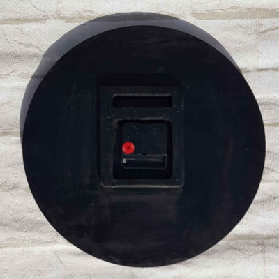Handcrafted Resin Wall Clock – Abstract Style Darkness