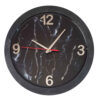 Handcrafted Resin Wall Clock - Abstract Style Darkness