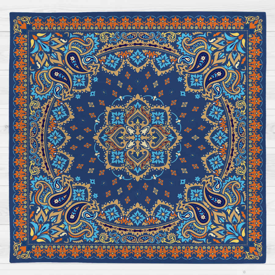 Velvet Tablecloth Persian Elegance Inspired Design Sorena