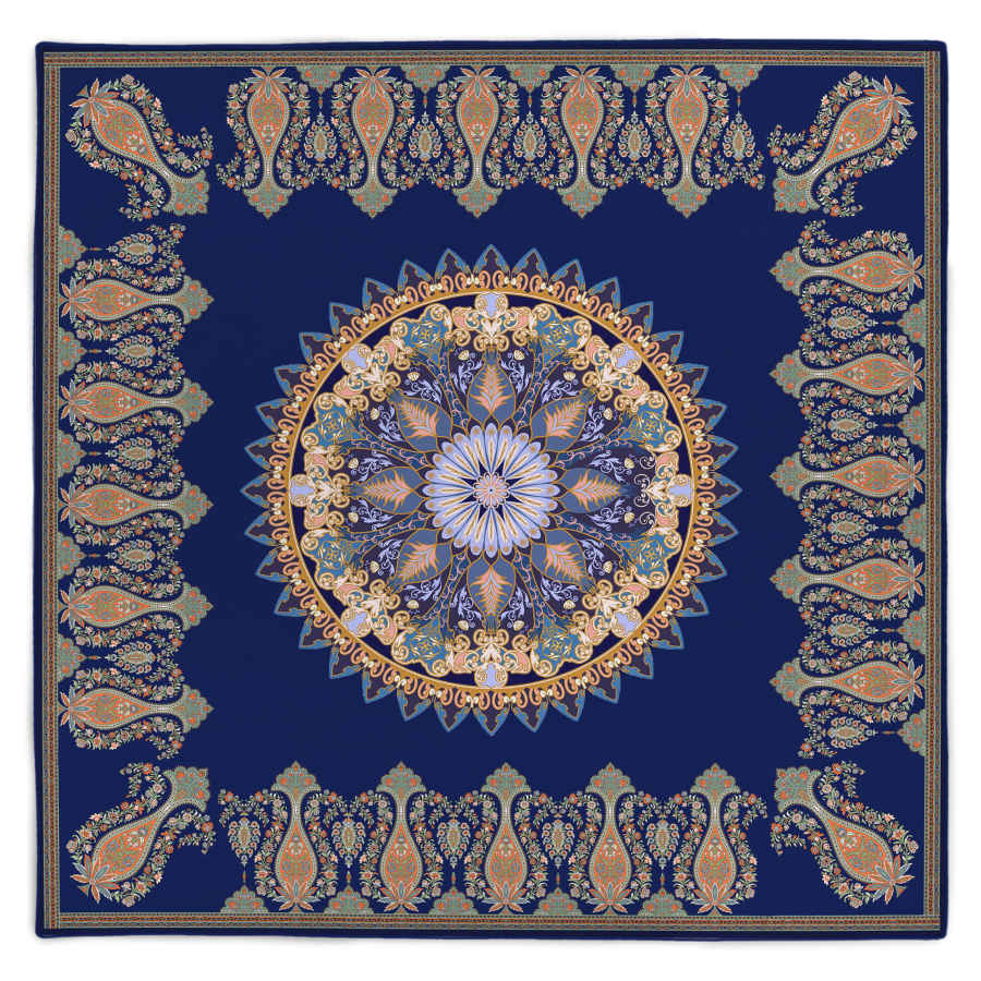 Velvet Tablecloth Persian Elegance Inspired Design Elisa