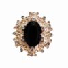 Classic Rhinestone Brooch Pin Model Negin