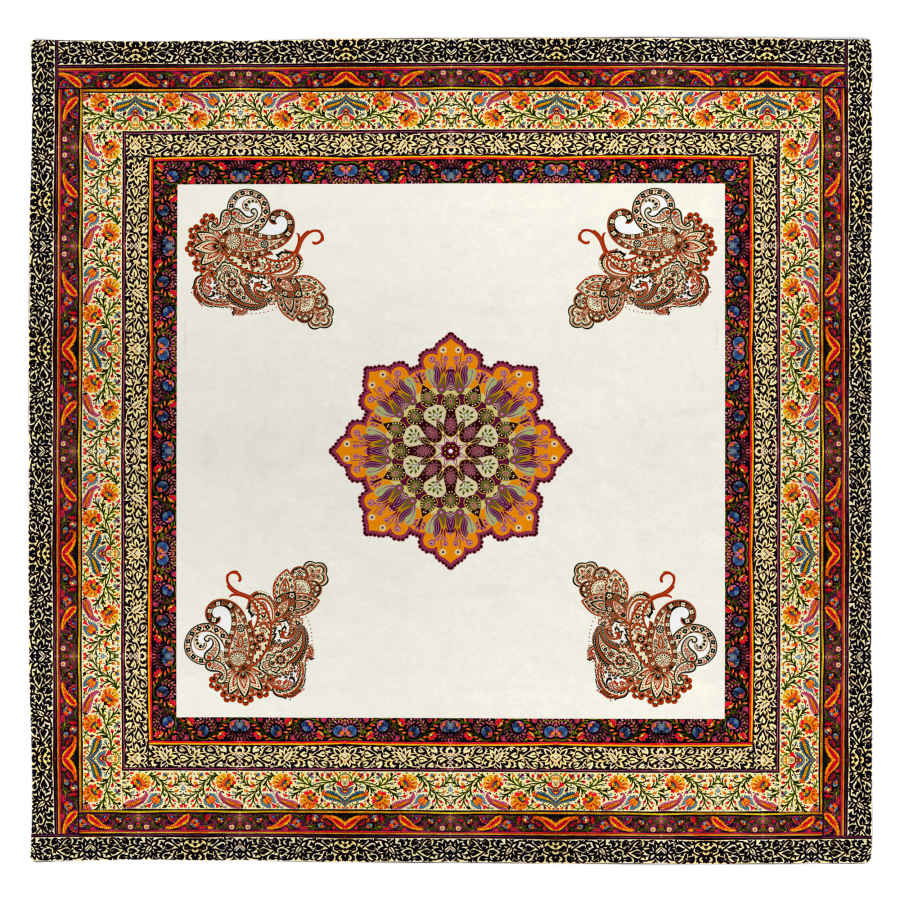 Velvet Tablecloth Persian Elegance Inspired Design Borna