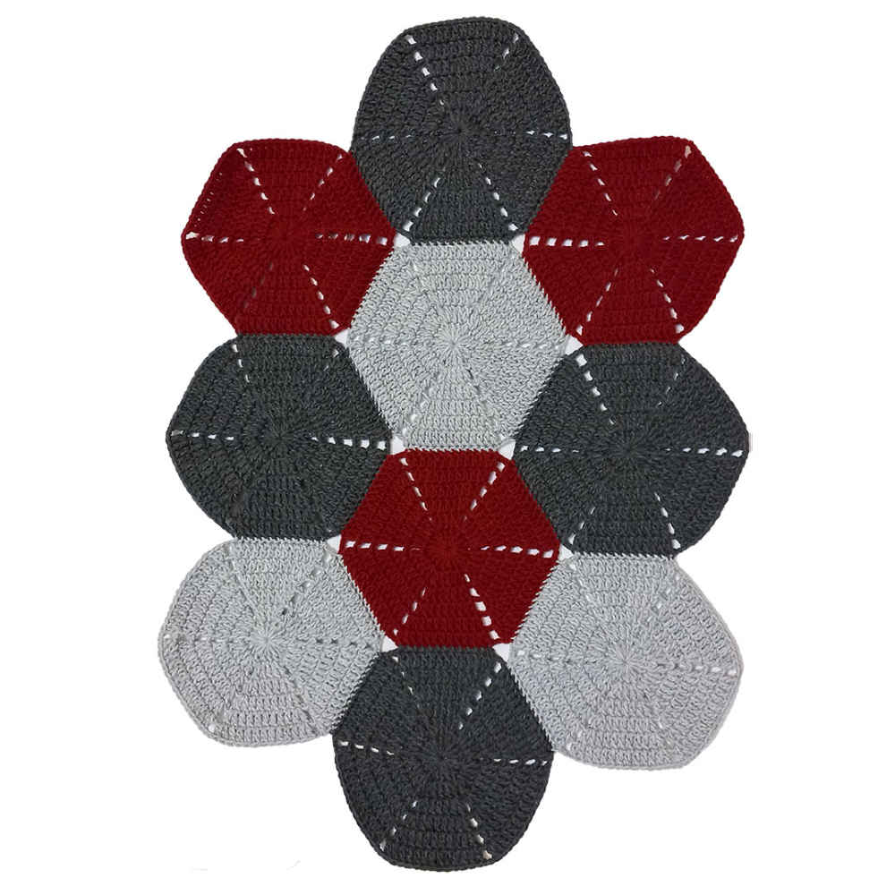 Crochet Hand Knitted Tablecloth Model Boho