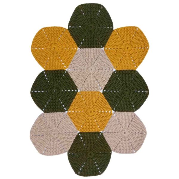 Crochet Hand Knitted Tablecloth Model Boho